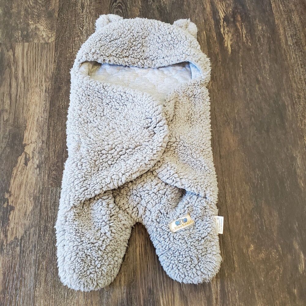 Infant Baby Blue Snail Baby Wrap